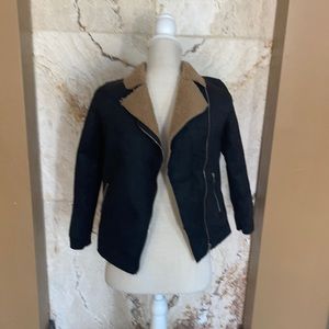 Faux Suede Jacket